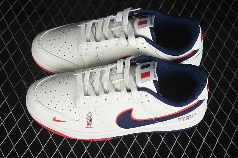 All categories Nk SB Dunk Series Nk SB Dunk Low High-end customized low-top sneakers Nike SB Dunk Low World Cup theme high-end customized low-top casual sneakers NH0601-497